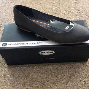 Dr Scholls Charcoal Flats